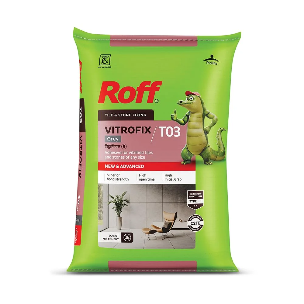 Roff Vitrofix Adhesive T03  Grey 20 Kg 