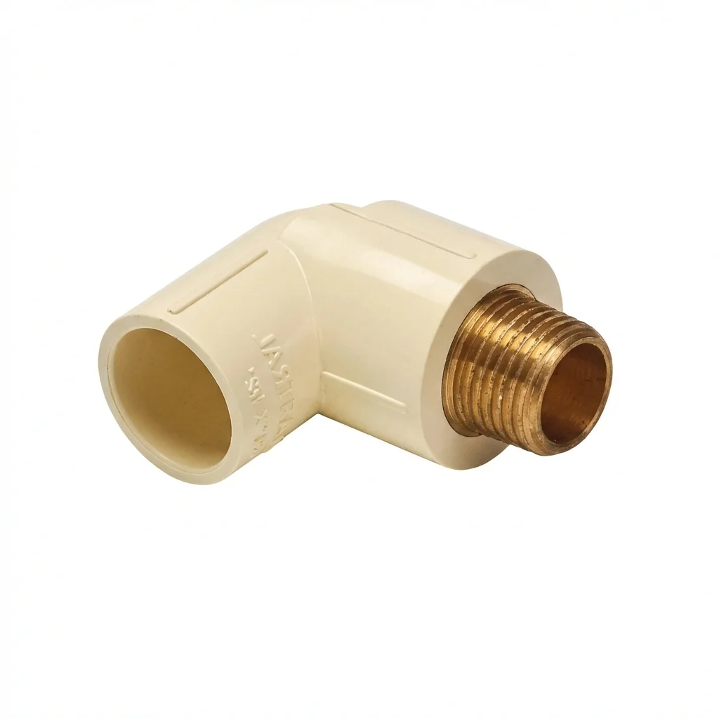 Astral M512114823 CPVC/PVC MALE Brassthdxsoc Elbow 90° - 2.0 x 1.5cm