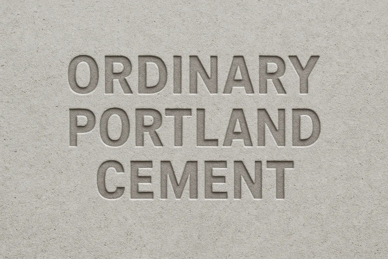 Ordinary Portland Cement